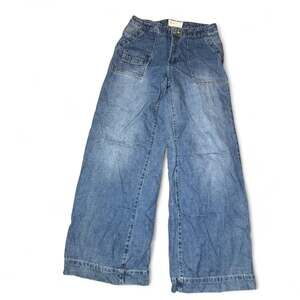 Banjara Wide Leg Denim Jeans - Size 3/25, Vintage Wash, Baggy Fit